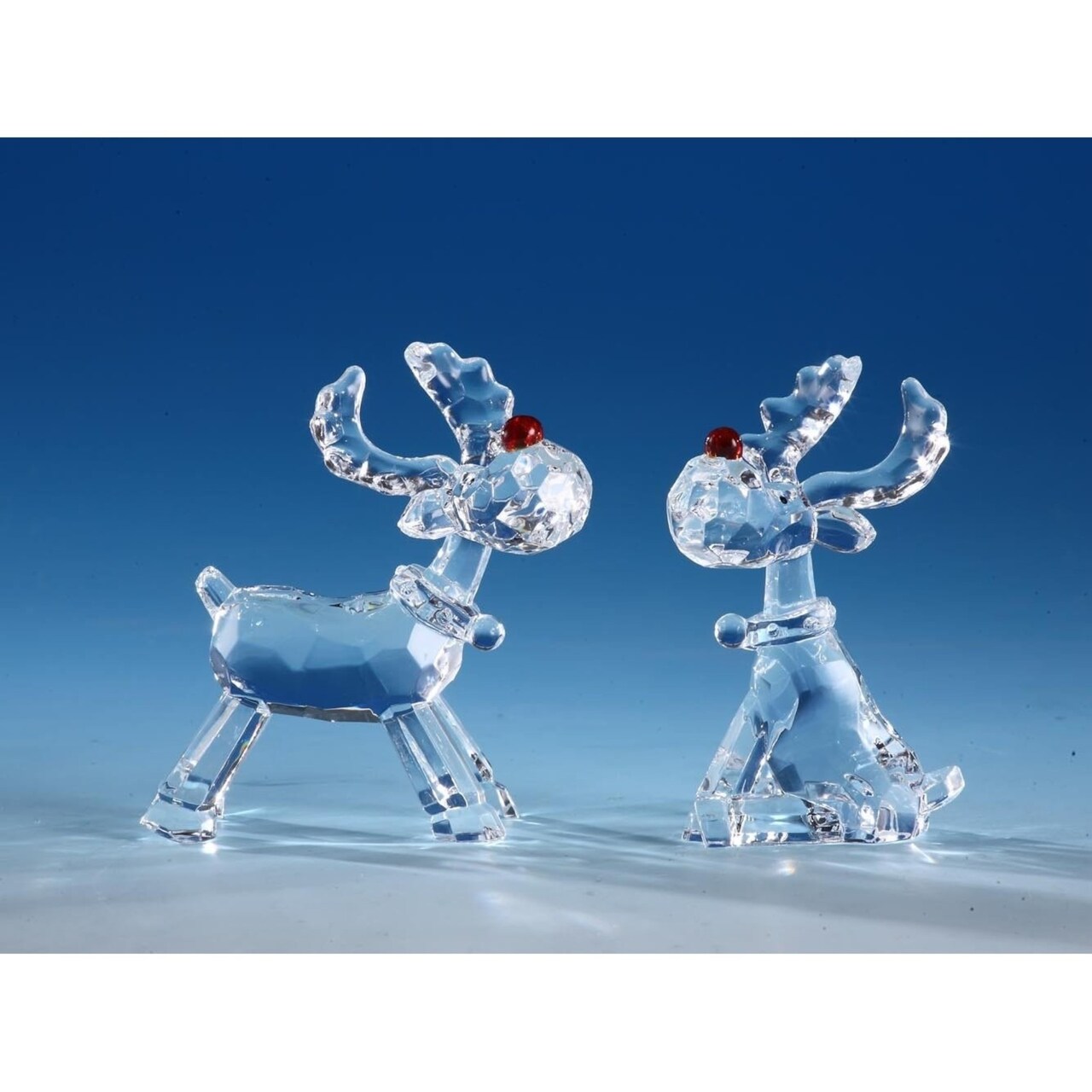 Icy Giftware Icy Crystal Moose Tabletop Figurines - 3.25" - Set of 4
